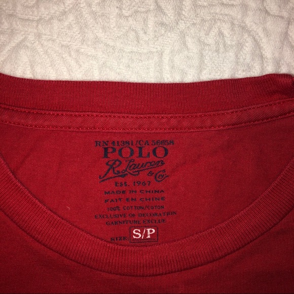 Red Polo T Shirt Small - Picture 2 of 5